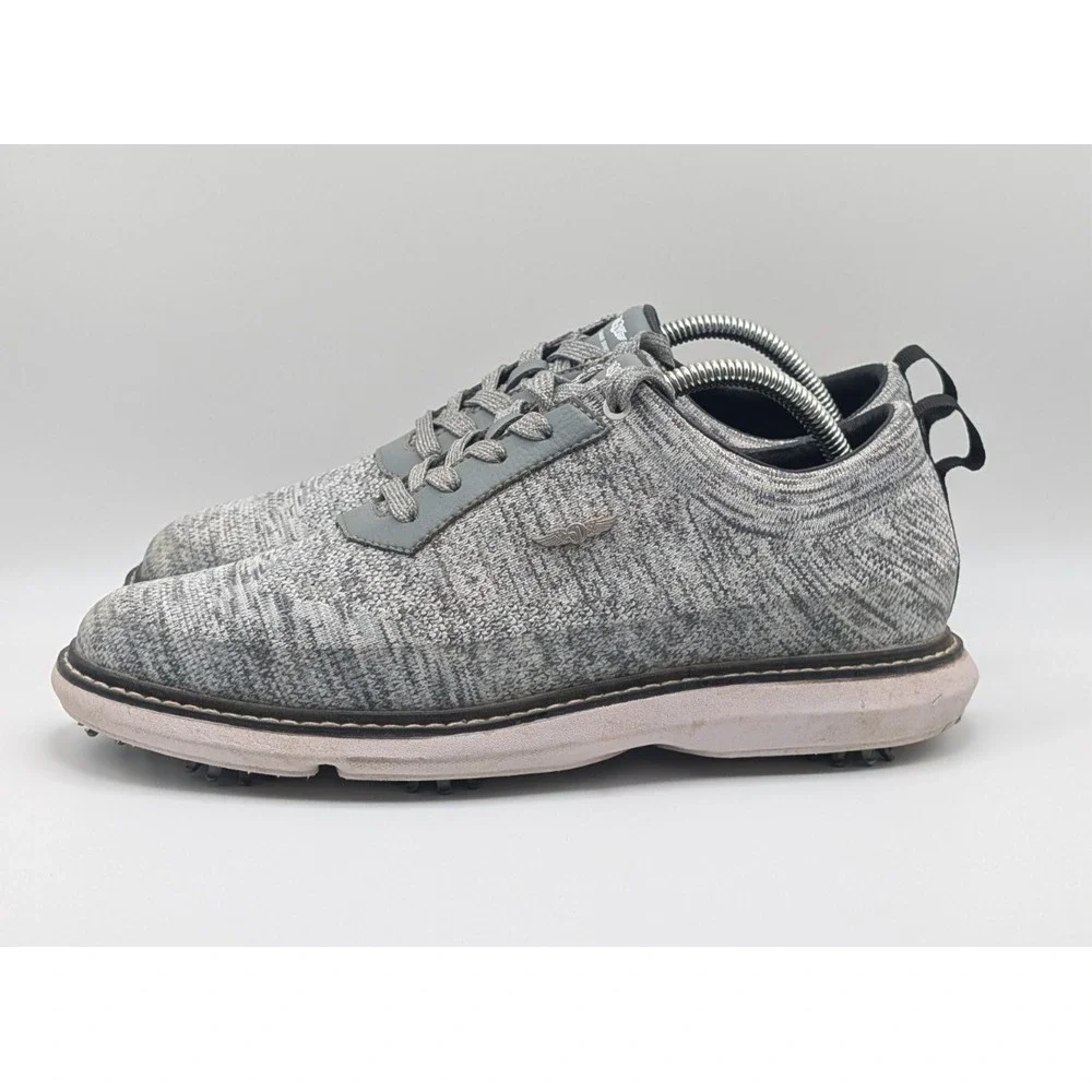 Straight Down Challenger‎ Hybrid Golf Shoe Mens 9 Gray Knit Carbon